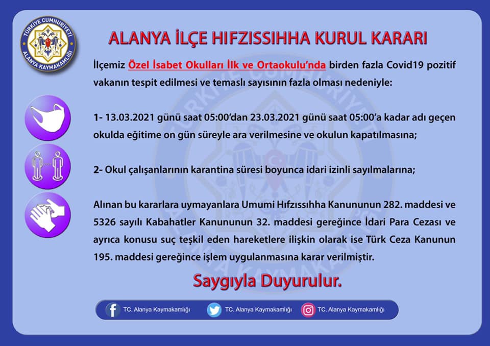 alanya ilce hifzisihha kurul karari